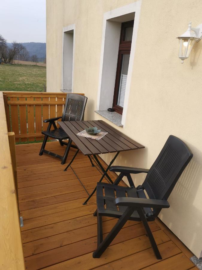 Ferienwohnung Wanderglueck Rathmannsdorf Kültér fotó